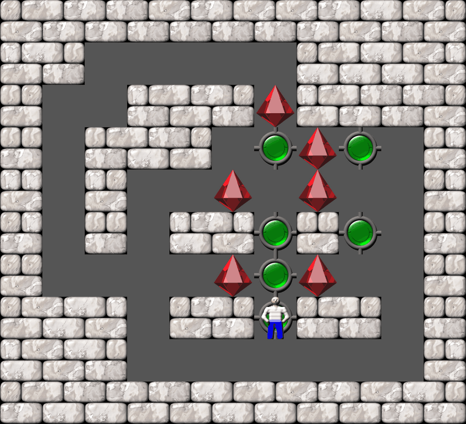 Sokoban Bugs509 collection level 417